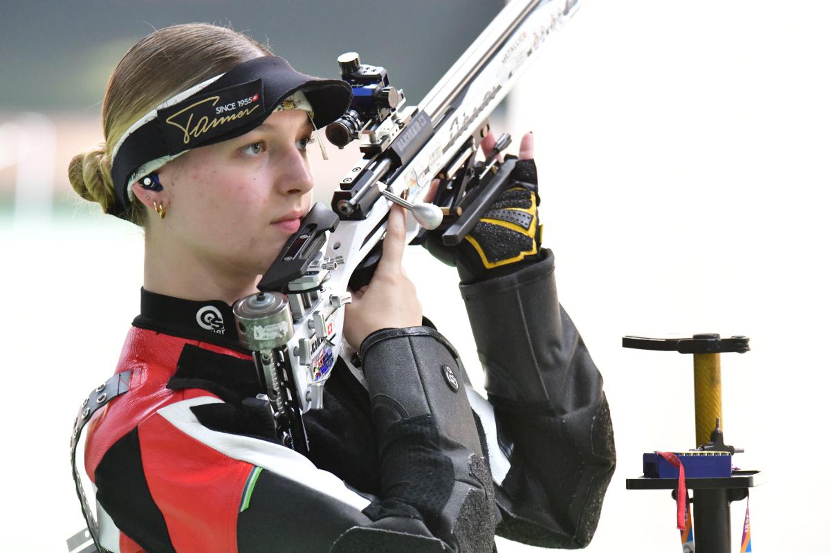 Voll im Fokus: Jungtalent Emely Jäggi.
(Bild: Jürgen Heise)